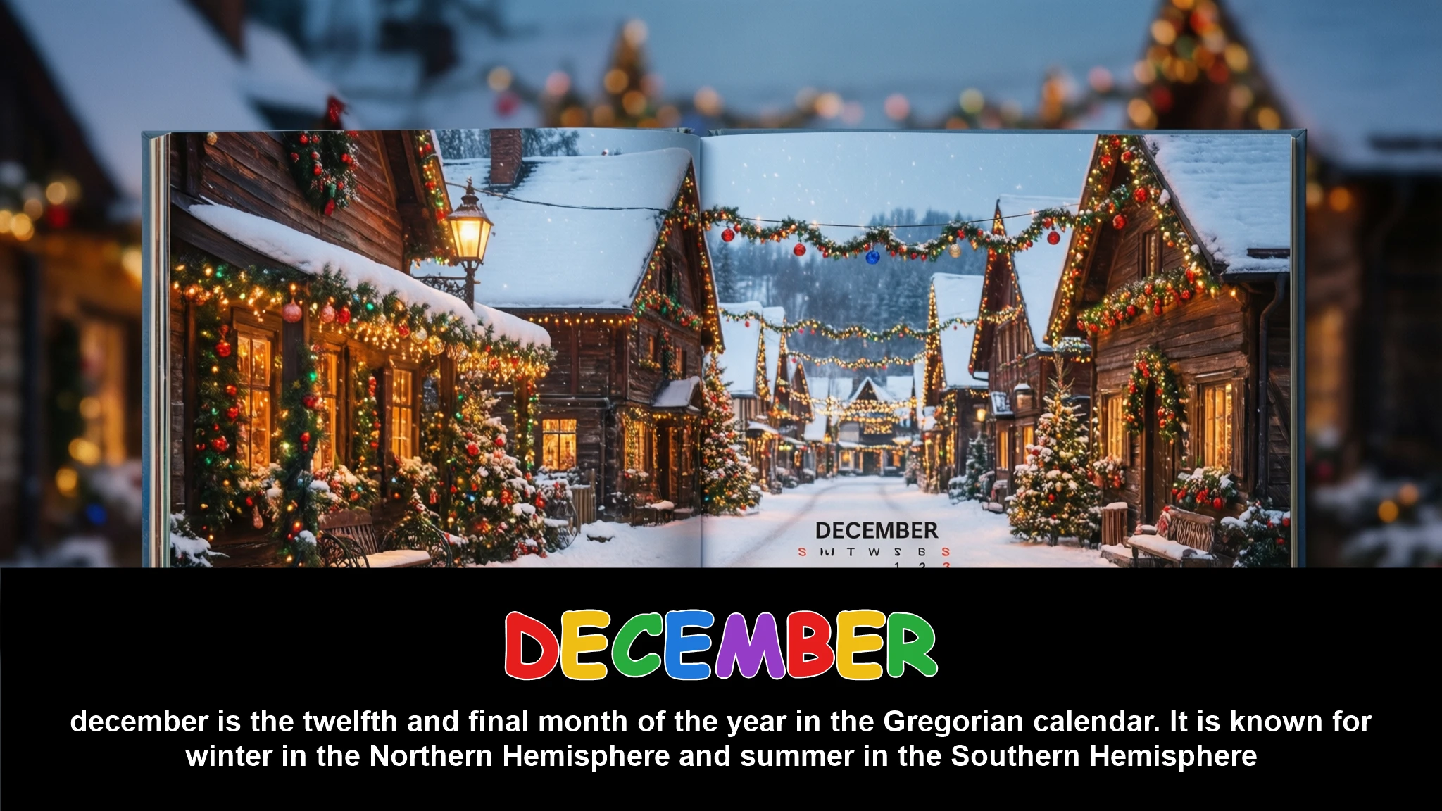 English Illustration for December